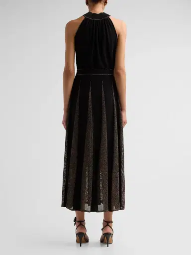 Zimmermann Women's Valiant Metallic Halter Dress | Thumbnail 3 Zimmermann Women's Valiant Metallic Halter Dress | Thumbnail 3