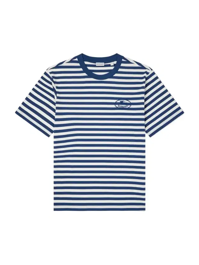 Burberry Ryan Logo-Embroidered Striped Cotton-Blend Jersey T-Shirt - Men