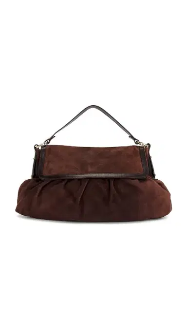 FWRD Renew Fendi Suede Chef Shoulder Bag | Thumbnail 1 FWRD Renew Fendi Suede Chef Shoulder Bag | Thumbnail 1