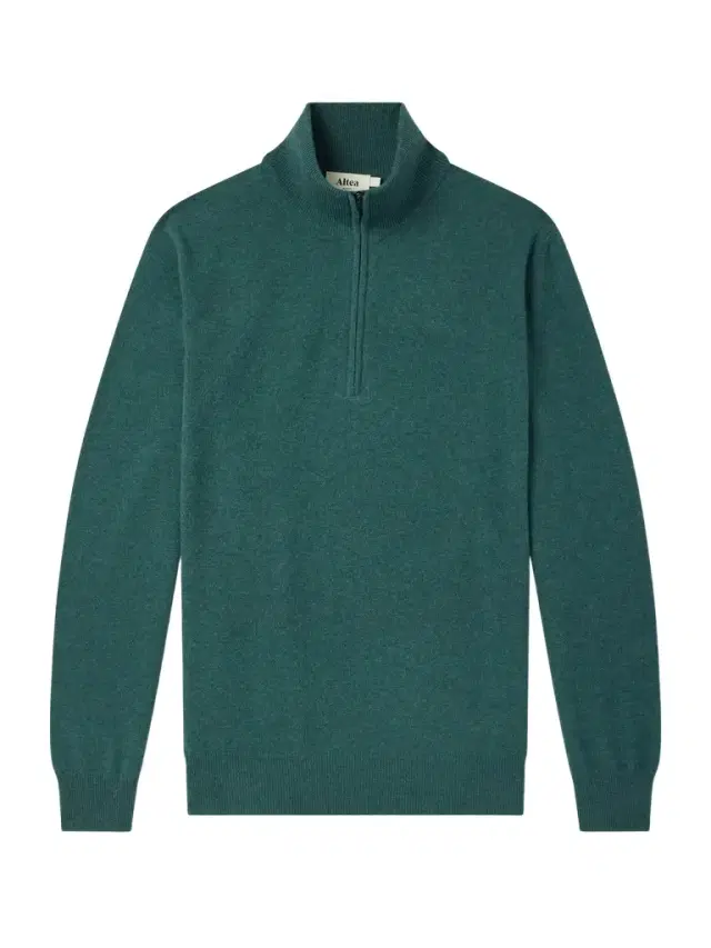 Altea Virgin Wool Half-Zip Sweater - Men