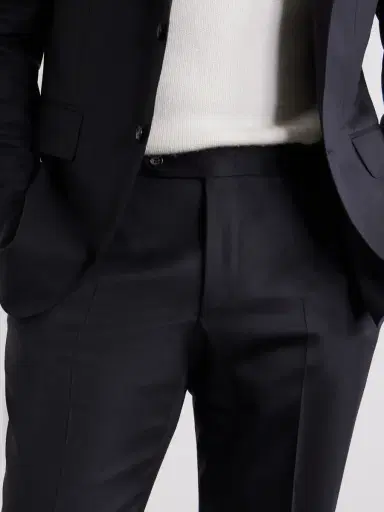 Canali Slim-Fit Wool-Blend Twill Suit Trousers - Men | Thumbnail 5