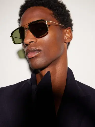 Jacques Marie Mage Jagger Aviator-Style Gold-Tone Titanium Sunglasses - Men | Thumbnail 2 Jacques Marie Mage Jagger Aviator-Style Gold-Tone Titanium Sunglasses - Men | Thumbnail 2