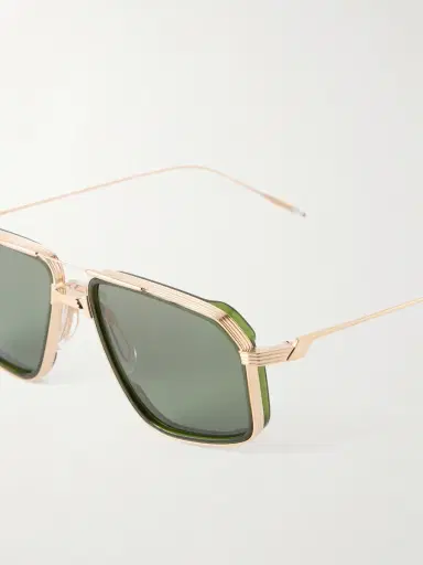 Jacques Marie Mage Jagger Aviator-Style Gold-Tone Titanium Sunglasses - Men | Thumbnail 3 Jacques Marie Mage Jagger Aviator-Style Gold-Tone Titanium Sunglasses - Men | Thumbnail 3