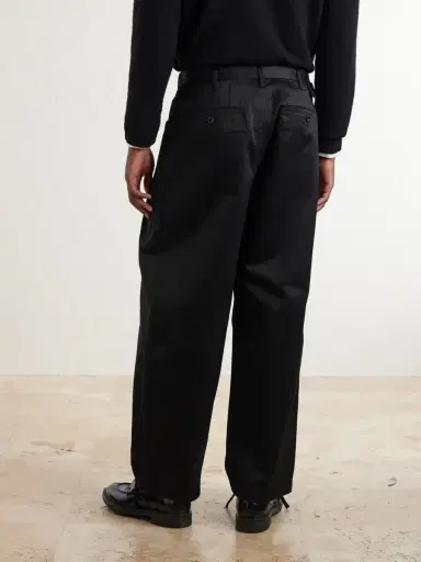 Sacai Wide-Leg Cotton Chinos - Men | Thumbnail 4 Sacai Wide-Leg Cotton Chinos - Men | Thumbnail 4