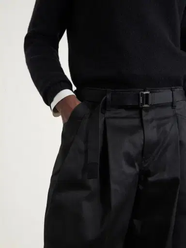 Sacai Wide-Leg Cotton Chinos - Men | Thumbnail 5 Sacai Wide-Leg Cotton Chinos - Men | Thumbnail 5