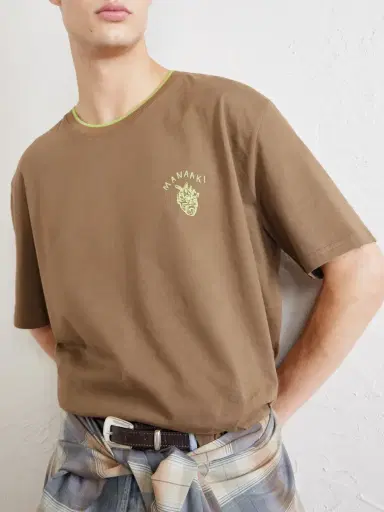 MANAAKI Logo-Printed Cotton-Jersey T-Shirt - Men | Thumbnail 5