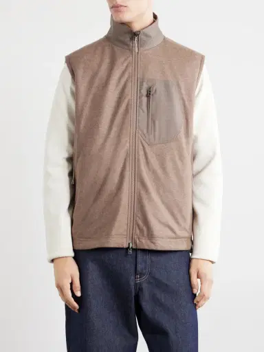 Sease Explorer Reversible Padded Cashmere and Wool Gilet - Men | Thumbnail 3 Sease Explorer Reversible Padded Cashmere and Wool Gilet - Men | Thumbnail 3