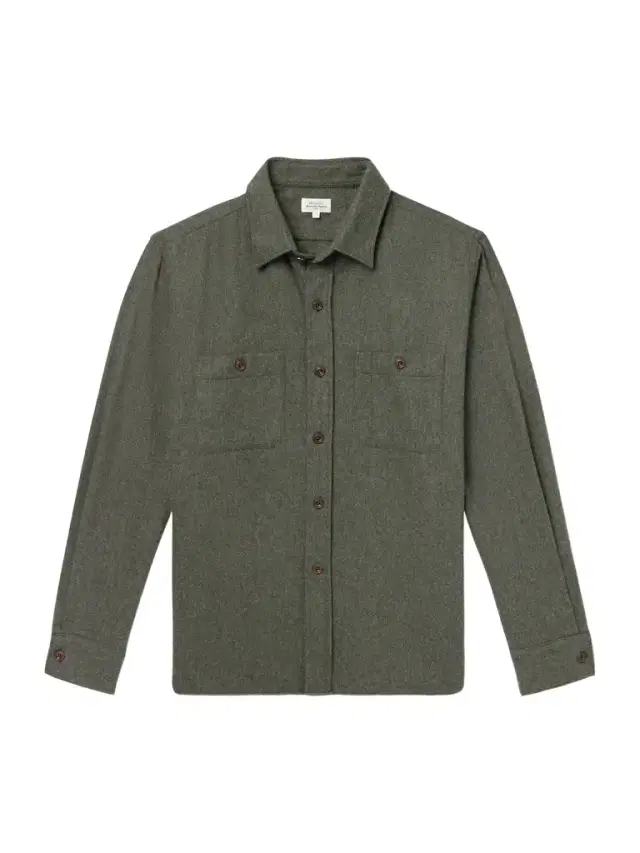 Hartford Percey Wool-Blend Canvas Shirt - Men
