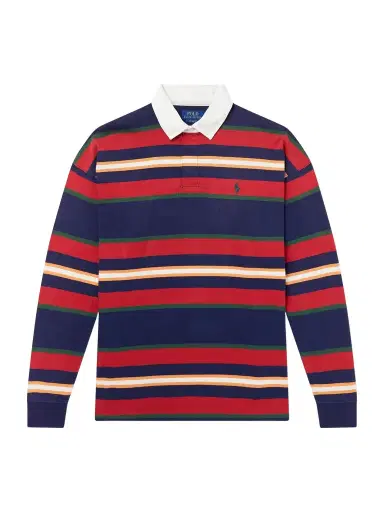 Polo Ralph Lauren Logo-Embroidered Striped Cotton-Jersey Polo Shirt - Men | Thumbnail 1 Polo Ralph Lauren Logo-Embroidered Striped Cotton-Jersey Polo Shirt - Men | Thumbnail 1