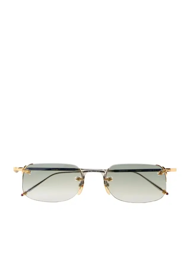 Jacques Marie Mage Fonda Rimless Silver-Tone Titanium Sunglasses - Men