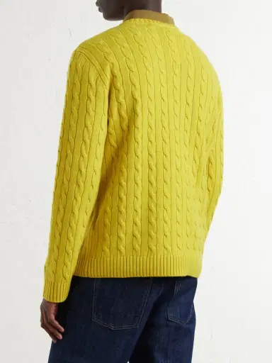 Valentino Garavani VLogo-Embellished Cashmere Sweater - Men | Thumbnail 4 Valentino Garavani VLogo-Embellished Cashmere Sweater - Men | Thumbnail 4