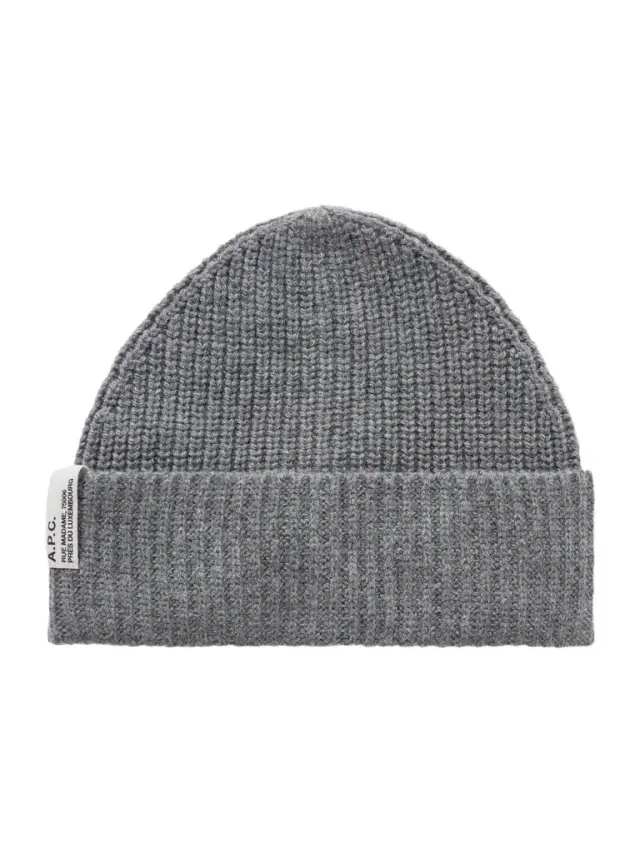 A.P.C. Ribbed Wool and Cashmere-Blend Beanie - Men