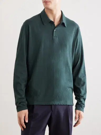 Hartford Cotton-Jersey Polo Shirt - Men | Thumbnail 3
