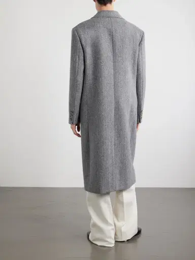 Valentino Garavani Herringbone Virgin Wool Coat - Men | Thumbnail 4 Valentino Garavani Herringbone Virgin Wool Coat - Men | Thumbnail 4