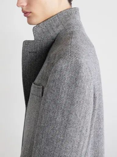 Valentino Garavani Herringbone Virgin Wool Coat - Men | Thumbnail 5 Valentino Garavani Herringbone Virgin Wool Coat - Men | Thumbnail 5