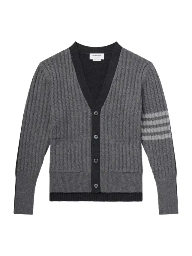 Thom Browne Cable-Knit Virgin Wool Cardigan - Men