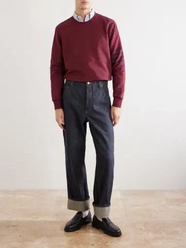 Thom Browne 4-Bar Stripe Cotton-Jersey Sweatshirt - Men | Thumbnail 2 Thom Browne 4-Bar Stripe Cotton-Jersey Sweatshirt - Men | Thumbnail 2