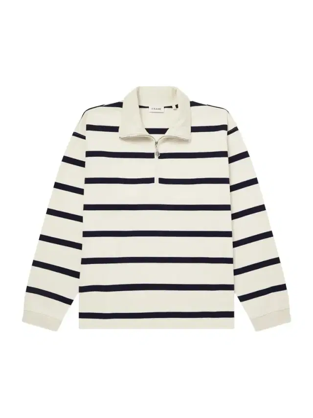 Frame Logo-Embroidered Striped Cotton Sweater - Men