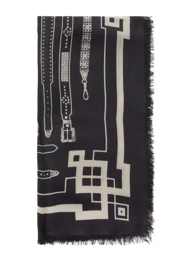 Enfants Riches Déprimés Printed Wool and Silk-Blend Scarf - Men | Thumbnail 1