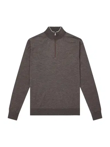 Peter Millar Excursionist Merino Wool-Blend Half-Zip Sweater - Men | Thumbnail 1