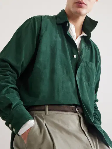 Hartford Paul Cotton-Corduroy Shirt - Men | Thumbnail 5