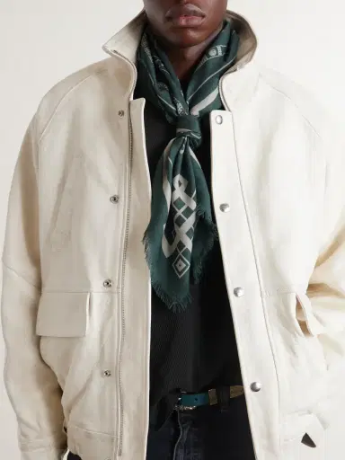 Enfants Riches Déprimés Printed Wool and Silk-Blend Scarf - Men | Thumbnail 2