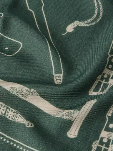 Enfants Riches Déprimés Printed Wool and Silk-Blend Scarf - Men | Thumbnail 4