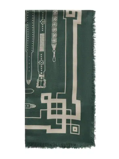Enfants Riches Déprimés Printed Wool and Silk-Blend Scarf - Men | Thumbnail 1