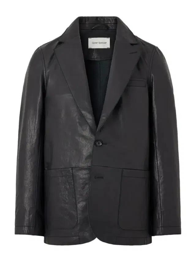 Oliver Spencer Westbury Leather Blazer - Men
