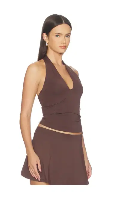 Skims Smooth Layers Halter Top | Thumbnail 2