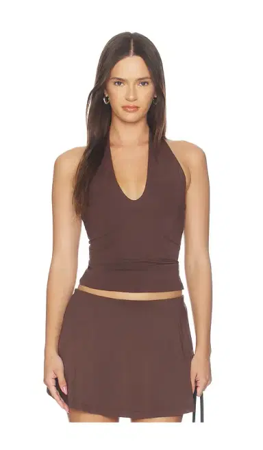 Skims Smooth Layers Halter Top | Thumbnail 1