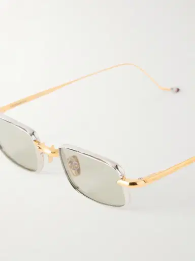 Jacques Marie Mage Dusk Squared-Frame Metal Sunglasses - Men | Thumbnail 3 Jacques Marie Mage Dusk Squared-Frame Metal Sunglasses - Men | Thumbnail 3