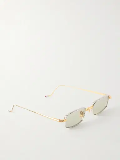 Jacques Marie Mage Dusk Squared-Frame Metal Sunglasses - Men | Thumbnail 4 Jacques Marie Mage Dusk Squared-Frame Metal Sunglasses - Men | Thumbnail 4