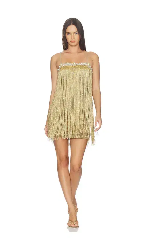 PatBO Aurea Crochet Mini Dress