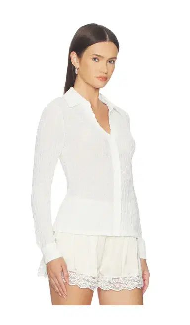 Sanctuary Juno Textured Button Front Top | Thumbnail 2