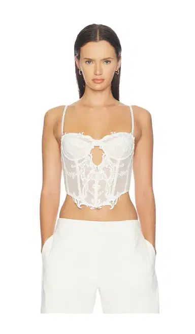 HAELO Wing Lace Crop Corset | Thumbnail 1 HAELO Wing Lace Crop Corset | Thumbnail 1