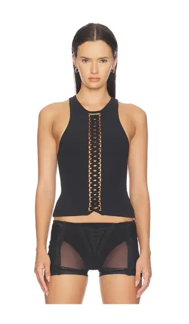 HAELO Lace Up Tank Top | Thumbnail 1