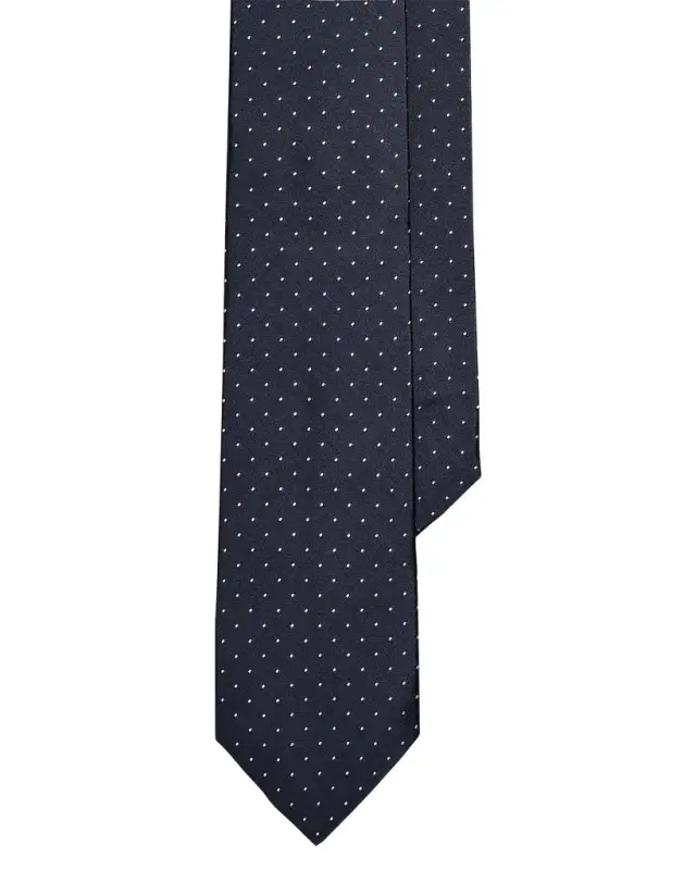 Ralph Lauren Purple Label Men 's Dot Silk Tie