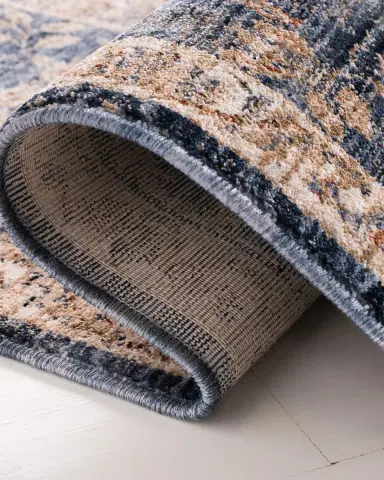 Lauren Ralph Lauren Celia Navy Power-Loomed Runner, 2 ' x 10 ' | Thumbnail 3 Lauren Ralph Lauren Celia Navy Power-Loomed Runner, 2 ' x 10 ' | Thumbnail 3