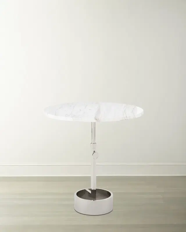 Regina Andrew Myles Large Marble Accent Table