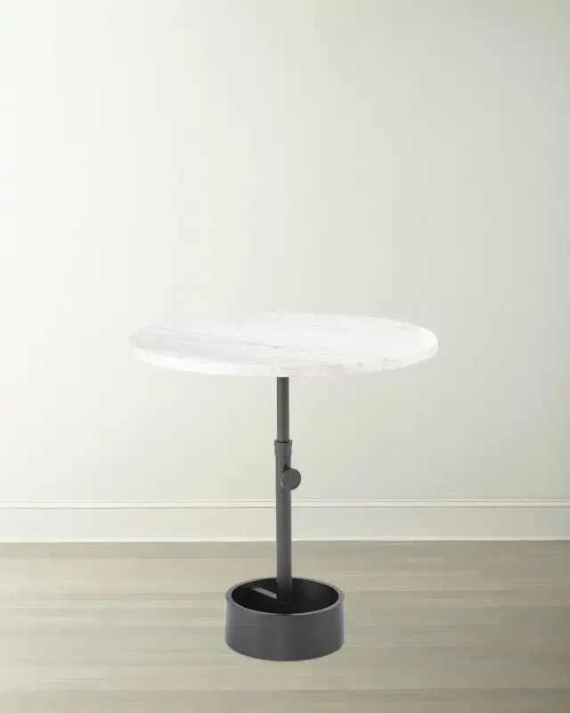 Regina Andrew Myles Large Marble Accent Table