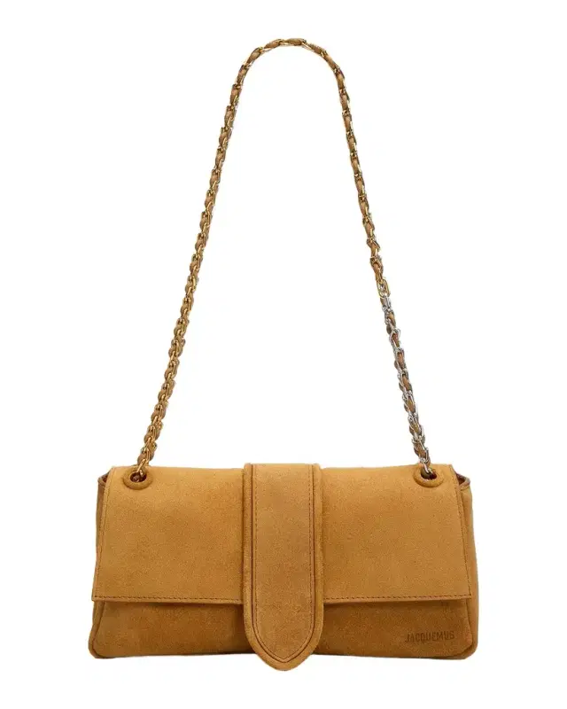 Jacquemus Le Bambino Chaine Suede Shoulder Bag