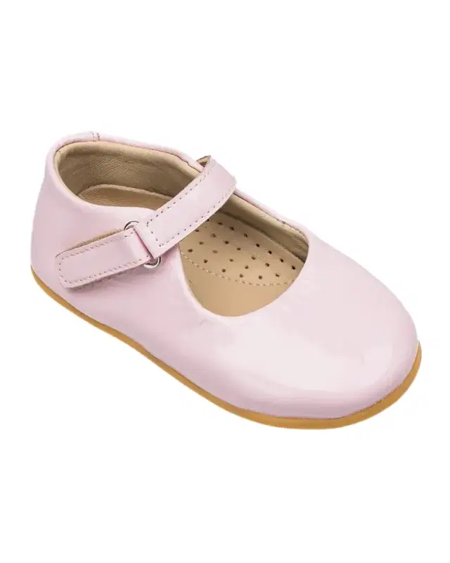 Elephantito Kid 's Bare Patent Leather Mary Janes, Baby/Toddler