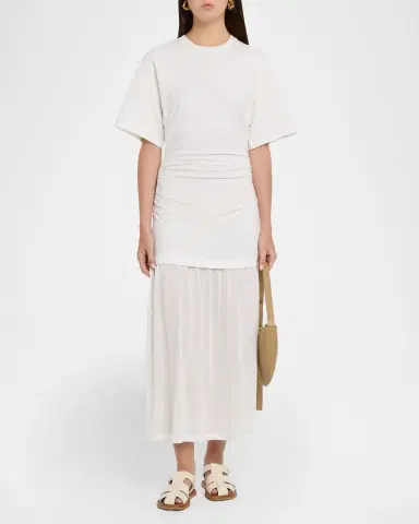 Akyn Studio Briar Ruched Midi Dress | Thumbnail 2 Akyn Studio Briar Ruched Midi Dress | Thumbnail 2