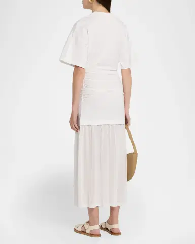 Akyn Studio Briar Ruched Midi Dress | Thumbnail 3 Akyn Studio Briar Ruched Midi Dress | Thumbnail 3