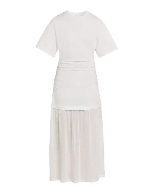 Akyn Studio Briar Ruched Midi Dress