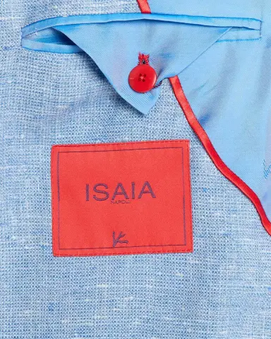 Isaia Men's Summer Donegal Single-Breasted Sport Coat | Thumbnail 6