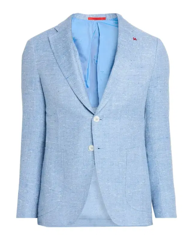 Isaia Men 's Summer Donegal Single-Breasted Sport Coat