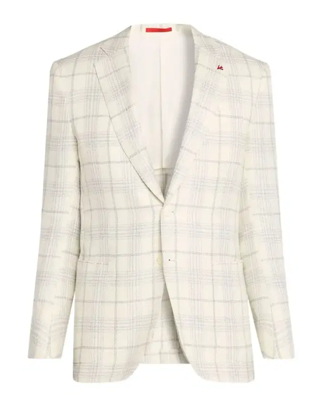 Isaia Men 's Plaid Wool Single-Breasted Sport Coat