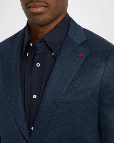 Isaia Men's Jersey Single-Breasted Sport Coat | Thumbnail 5